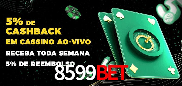Promoções do cassino ao Vivo 8599BET
